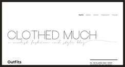 Desktop Screenshot of clothedmuch.com